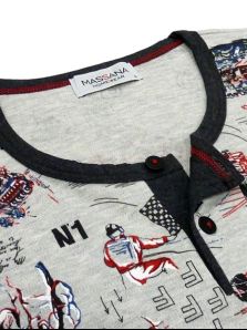 Comprar online Pijama Massana en Algodón estampado con coches de carreras