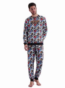 Pijama Disney mod. Mickey Dreams en algodón con puños