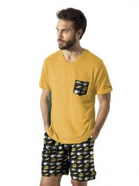 Pijama National Geographic estampado con Peces Trópicales