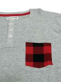 Pijama Little Blue House Waffle Henley