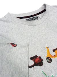 Pijama Pettrus Man con motos en algodón