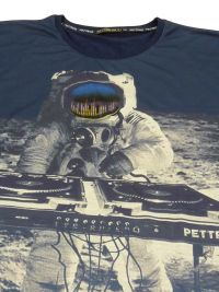 Pijama Pettrus Man en algodón con DJ Astronauta