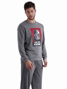 Pijama Star Wars en algodón estampado con Darth Vader