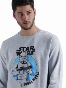 Esquijama con puños juvenil para invierno de Star Wars