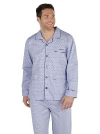 Pijama camisero Pettrus Man en Tela de Algodón