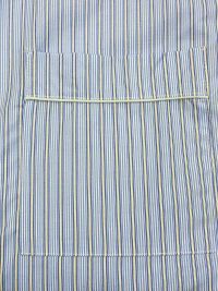 Pijama Kiff-kiff de tela popelín con rayitas en blanco y azul