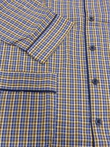 Pijama de hombre Pettrus Man: Tela camisera de algodón 100%, suave y transpirable