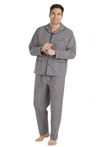 Pijama Pettrus Man en Tela de Algodón a cuadritos