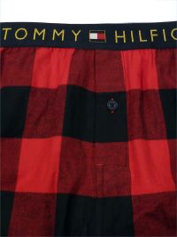 Pijama Tommy Hilfiger azul y rojo en algodón orgánico