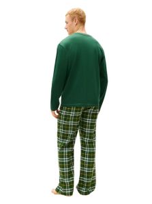 Compra el pijama verde para hombre Tommy Hilfiger cuadros.