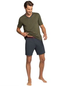 Pijama Impetus de Lyocell estampado geométrico mod. Wavy