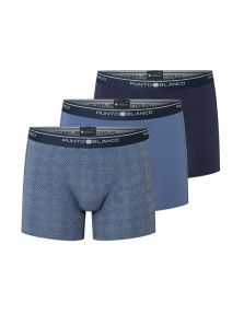 Pack Punto Blanco con 3 Boxers Basix con topitos
