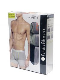 2 Pack Boxers Punto Blanco Seeking Naranja