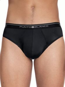 Slip en negro de Punto Blanco mod. Basix