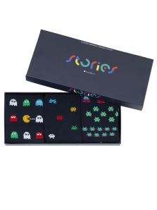 Caja con 3 p. de calcetines de algodón orgánico - 80´s Stories