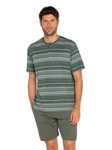 Pijama Punto Blanco corto de Bambú mod. Cartago