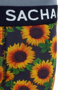 Calzoncillo Sacha mod. Sunflower en algodon estampado
