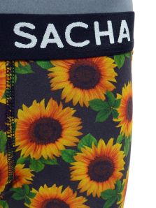 Calzoncillo Sacha mod. Sunflower en algodon estampado