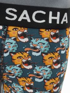 Ropa interior en algodon estampado con tigres de Sacha 