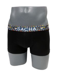 Boxer Sacha mod. Ice Cream en negro