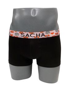 Boxer Sacha mod. Love en negro (Ed. San Valentín)