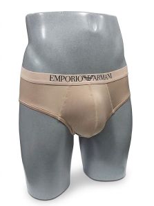 Slip Emporio Armani de Microfibra en color maquillaje o beige