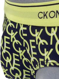 Slip Calvin Klein One Microfibra logo cross print