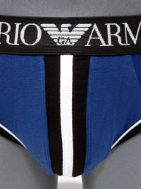 Slip Emporio Armani en Algodón Az. Marino