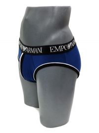 Slip Emporio Armani en Algodón Az. Marino