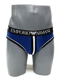 Slip Emporio Armani en Algodón Az. Marino