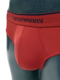 Slip Emporio Armani en microfibra rojo