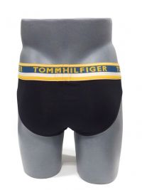 Slip Tommy Hilfiger Algodón goma ancha en negro