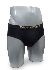 Slip Emporio Armani de Microfibra en negro