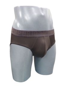 Slip Emporio Armani de Microfibra en marrón chocolate 