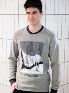 Pijama Soy Underwear en punto milano mod. Chamonix