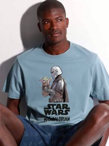 Pijama Star Wars ed. The Mandalorian en azul