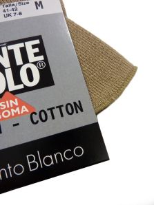 Calcetin beige para hombre Punto Blanco