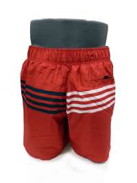 Bañador Hombre Tommy Hilfiger Logo Rayas Rojo