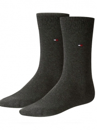 Pack de 2 pares de Calcetines Tommy Hilfiger en gris antracita