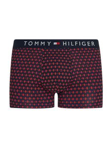 Calzoncillos Tommy en microfibra estampados con topitos en rojo