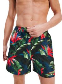 Bañador Tommy Hilfiger con flores tropicales