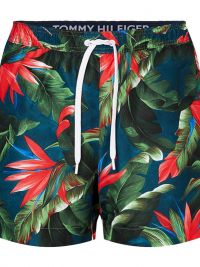 Bañador Tommy Hilfiger con flores tropicales