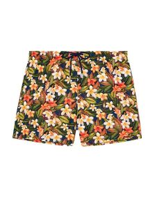 Bañador HOM mod. ETNA con estampado vegetal 