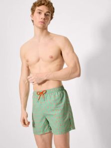 Bañador Ysabel Mora hombre estampado flamencos largo medio