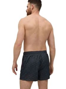 ¡Date un capricho! Bañador corto hombre Ysabel Mora negro con estampado de raspas de peces ¡añade un toque de originalidad a tu vestuario de baño!