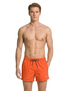 Bañador PUMA corto para hombre en naranja de secado rápido