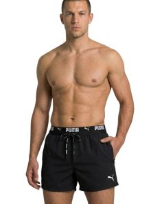 Bañador PUMA corto para hombre en negro
