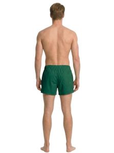Vista trasera de bañador Puma verde botella corto para hombre