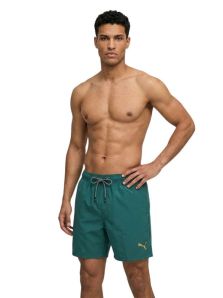 Bañador PUMA en verde de secado rápido para hombre