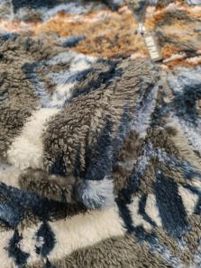 Bata ADMAS caqui de tejido polar calentito para el invierno